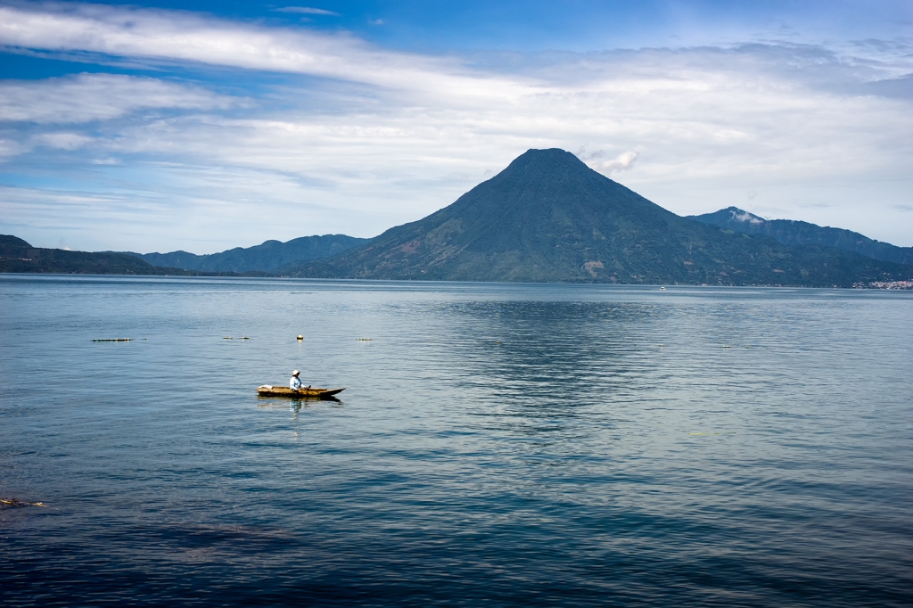Fishing on Lake Atitlán